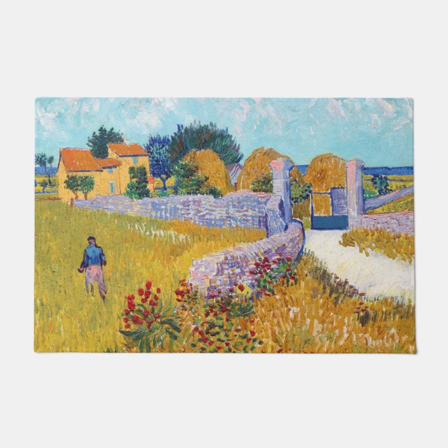 Bauernhaus in Provence, Van Gogh Fußmatte (Vorderseite)