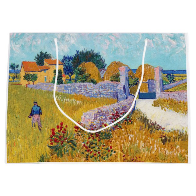 Bauernhaus in Provence, Van Gogh Große Geschenktüte (Vorderseite)