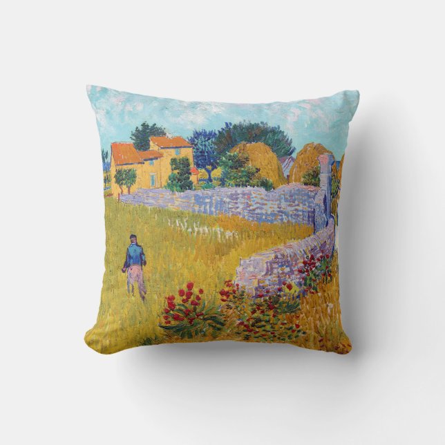 Bauernhaus in Provence, Van Gogh Kissen (Vorderseite)
