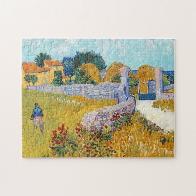 Bauernhaus in Provence Vincent van Gogh Gemälde (Horizontal)