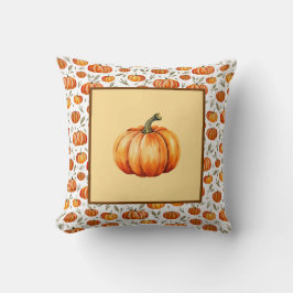 Bauernhaus Orange Pumpkin Muster Fall Dekoration A Kissen