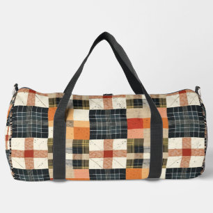 Bauernhaus Quilt Muster Duffle Bag