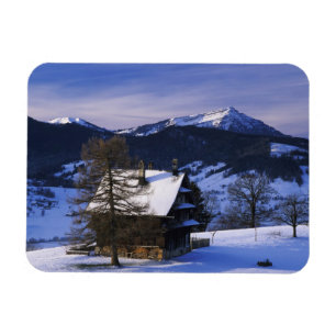 Bauernhaus und Mount Rigi und Pilatus, Magnet