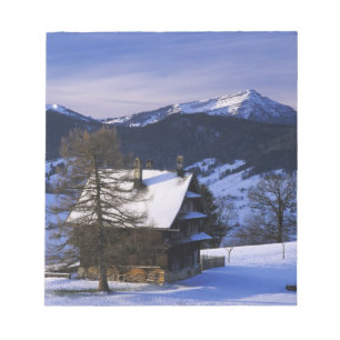 Bauernhaus und Mount Rigi und Pilatus, Notizblock