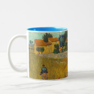 Bauernhaus Vincent van Goghs in Provence, 1888 Zweifarbige Tasse