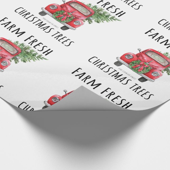Bauernhaus-WeihnachtsPackpapier Geschenkpapier (Ecke)