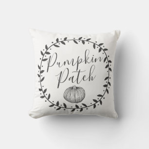 Bauernhaus Wreath Pumpkin Patch Kissen