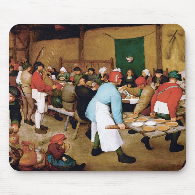 Bauernhochzeit, Pieter Bruegel Mousepad (Vorne)
