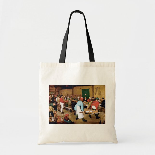 Bauernhochzeit, Pieter Bruegel Tragetasche (Vorne)