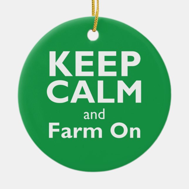 Bauernhof an keramikornament (Vorne)