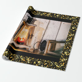 Bauernhof Antikes Vintages Laternenwald Geschenk Geschenkpapier