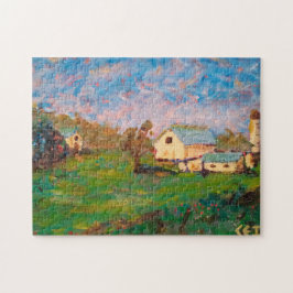 Bauernhof auf der Zion Road 11x14 Zoll
