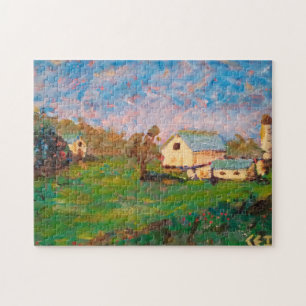 Bauernhof auf der Zion Road 11x14 Zoll
