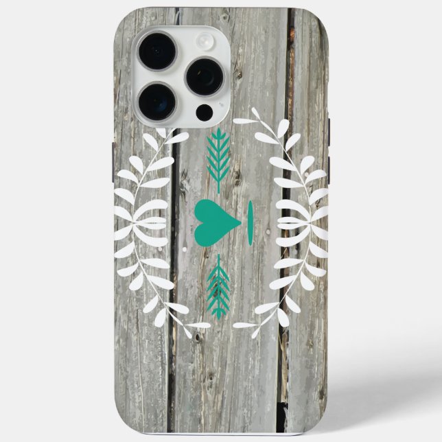 Bauernhof Barnwood Case-Mate iPhone Hülle (Rückseite)