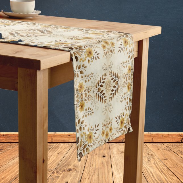 Bauernhof Blumenmuster Kurzer Tischläufer (Von Creator hochgeladen)