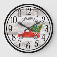 Bauernhof Chippy Wood Weihnachtswagen Familienname