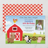 Bauernhof Einladung Land Barnyard Party