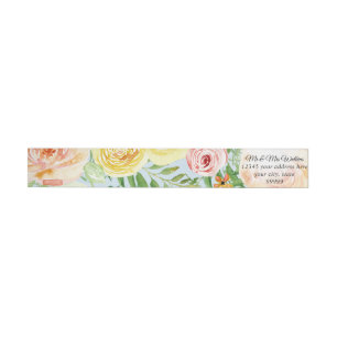 Bauernhof Floral Sky Blue, Blush in Gelben Rosen