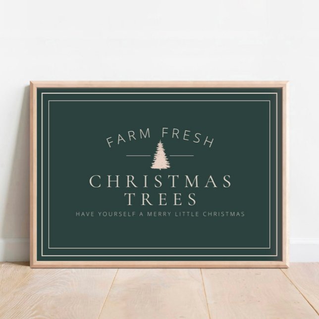 Bauernhof Frische Weihnachtsbäume Holiday Matte Po Poster (Von Creator hochgeladen)
