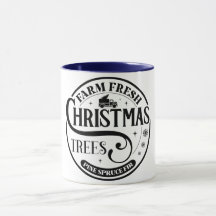 Bauernhof Frische Weihnachtsbäume Pine Spruce Fir