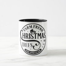 Bauernhof Frische Weihnachtsbäume Pine Spruce Fir