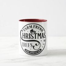 Bauernhof Frische Weihnachtsbäume Pine Spruce Fir