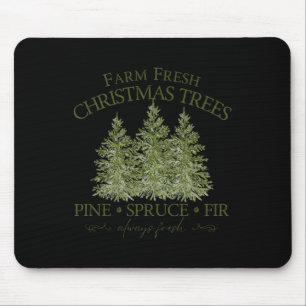 Bauernhof Frische Weihnachtsbaumen Pine Spruce Fri Mousepad