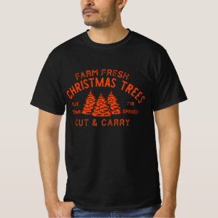 Bauernhof Frische Weihnachtsbaumen, Weihnachtsbaum T-Shirt