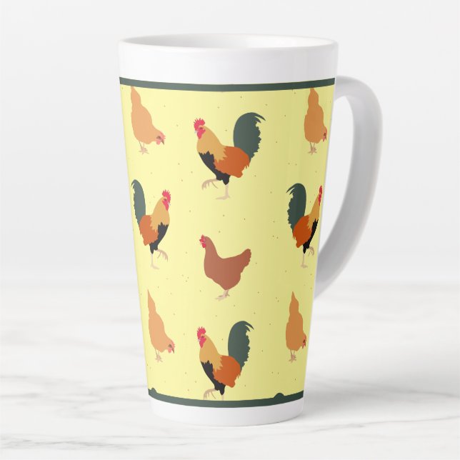 Bauernhof für Hennen Milchtasse (Rechte Ecke)