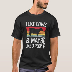 Bauernhof, ich mag Kühe und vielleicht auch 3 Leut T-Shirt