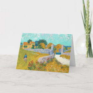 Bauernhof in der Provence von van Gogh: Leere Karte