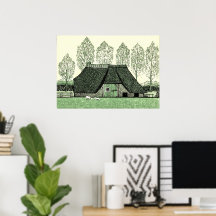 Bauernhof - Julie de Graag Poster