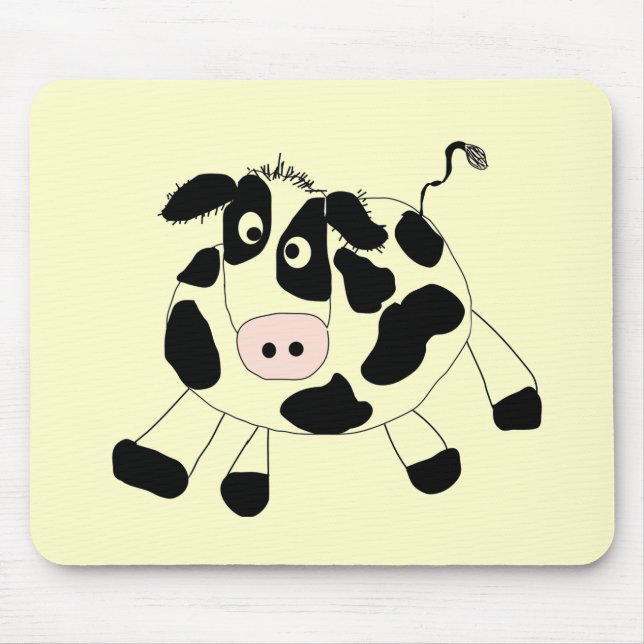 Bauernhof-Kuh-T-Shirts und Geschenke Mousepad (Vorne)