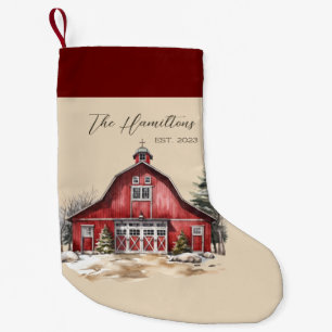Bauernhof Land Custom Kleiner Weihnachtsstrumpf