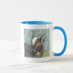 Bauernhof-Leben-Graue Ziege Tasse