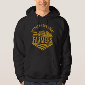 Bauernhof-Lokale Lebensmittel Patriotische Landwir Hoodie