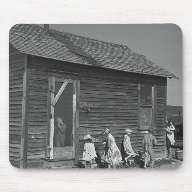 Bauernhof North Dakota, 1930er Mousepad (Vorne)