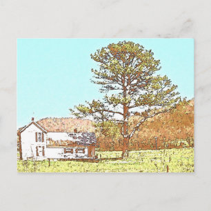 Bauernhof Postkarte