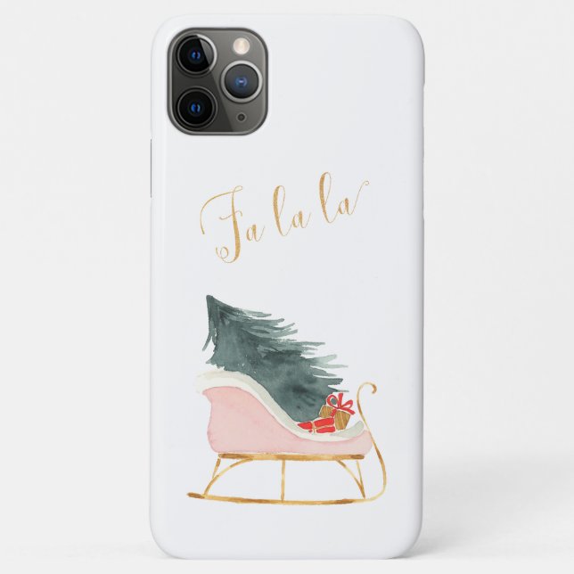 Bauernhof Rosa Weihnachtslied Falala Case-Mate iPhone Hülle (Rückseite)