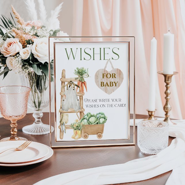 Bauernhof Rustikale Babydusche wünscht sich Poster (Von Creator hochgeladen)