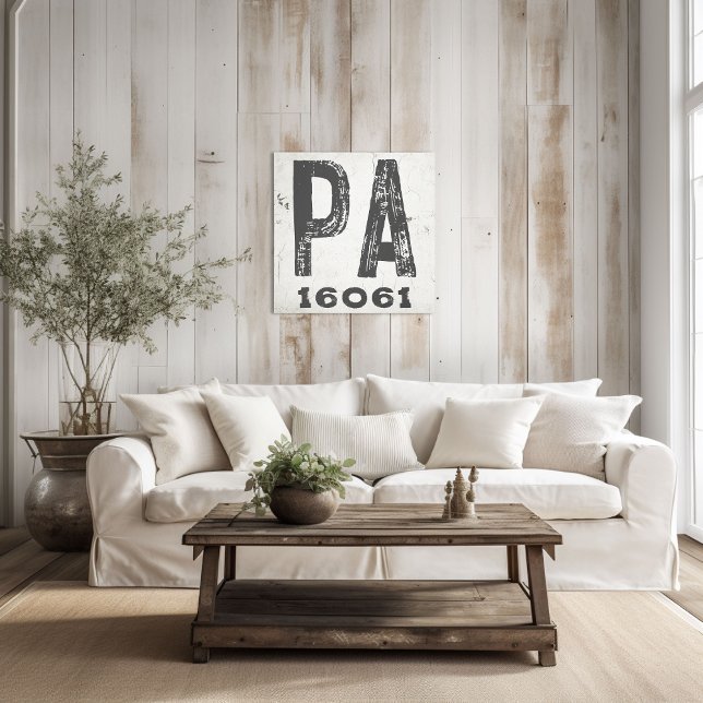 Bauernhof Rustikaler Staat Zip Code Pennsylvania Leinwanddruck (Von Creator hochgeladen)