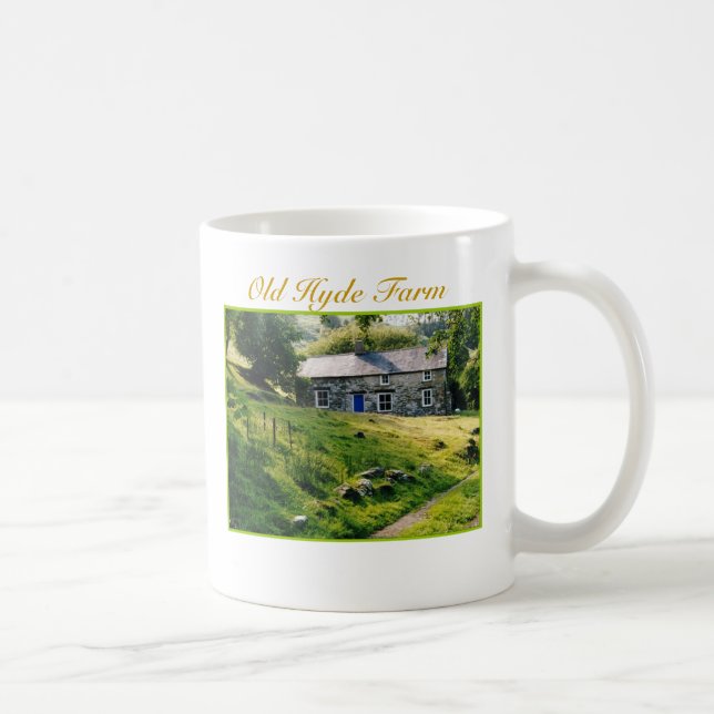 Bauernhof-Tasse 11 Unze Kaffeetasse (Rechts)
