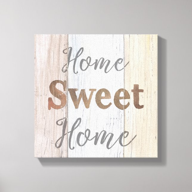 Bauernhof VI | Zuhause Sweet Zuhause Leinwanddruck (Vorderseite)