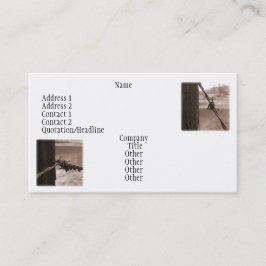 Bauernhof-Visitenkarte Visitenkarte