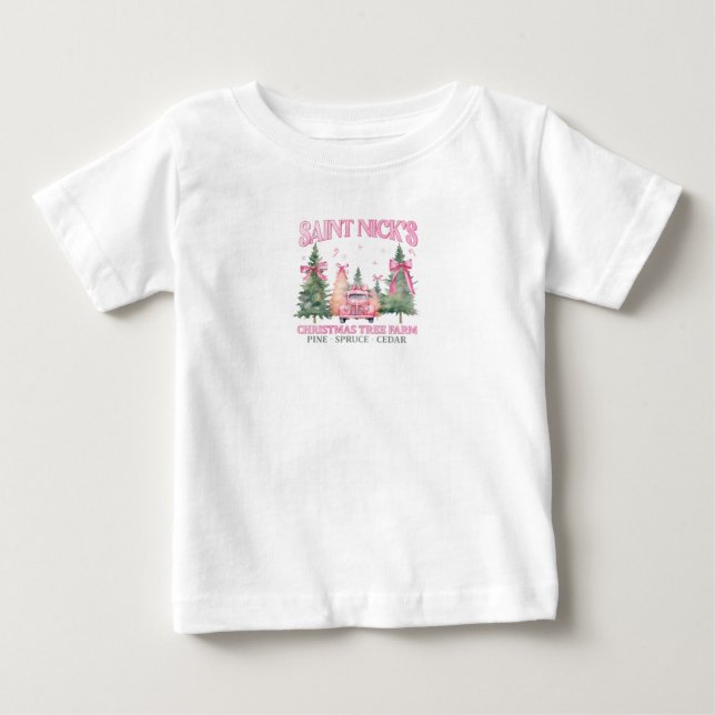 ‚Bauernhof von Saint-Nick‘ Baby T-shirt (Vorderseite)