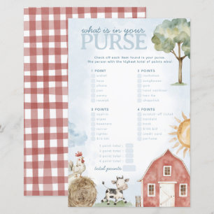Bauernhof Was ist in Ihrem Purse Baby Duwer Game