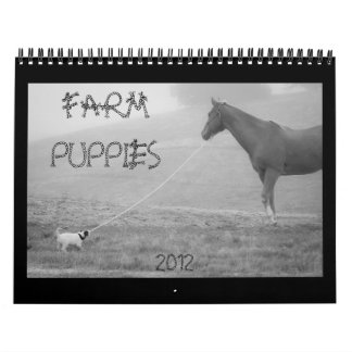Bauernhof-Welpen-Kalender Kalender