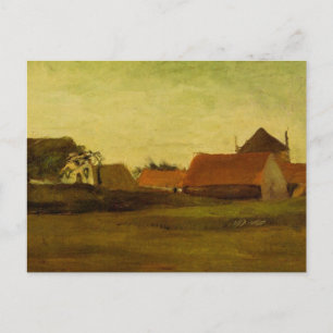 Bauernhöfe in Loosduinen Den Haag von Vincent van  Postkarte