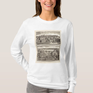 Bauernhöfe und Wohnsitze von WR Blodgett u. T-Shirt