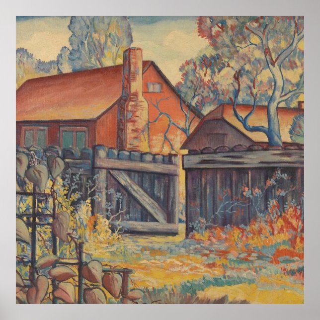 Bauernhofposter Poster (Vorne)